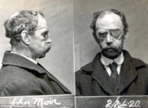 John Moir, a goods checker at Leith Walk Goods Yard, stole some tea and was fined £3 or 10 days imprisonment in April 1920 