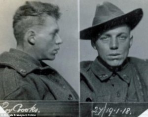 Private Roy Crooks, of the 2nd Battalion Australian Forces, stole a suitcase from Edinburgh Waverley station in January 1918 and was fined £7 or 30 days imprisonment
